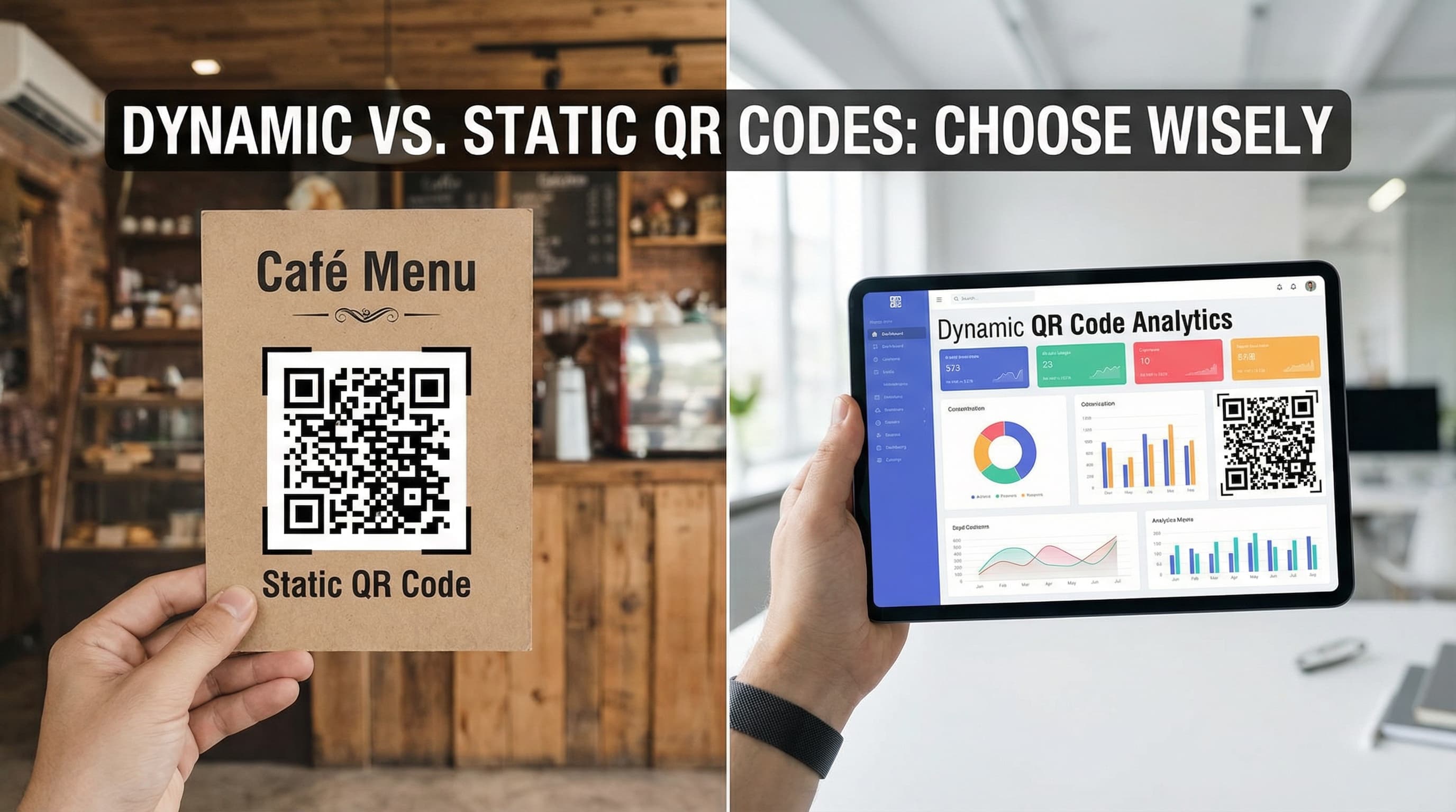 Dinamik vs Statik QR Kodlar: Tam Karşılaştırma Rehberi 2026
